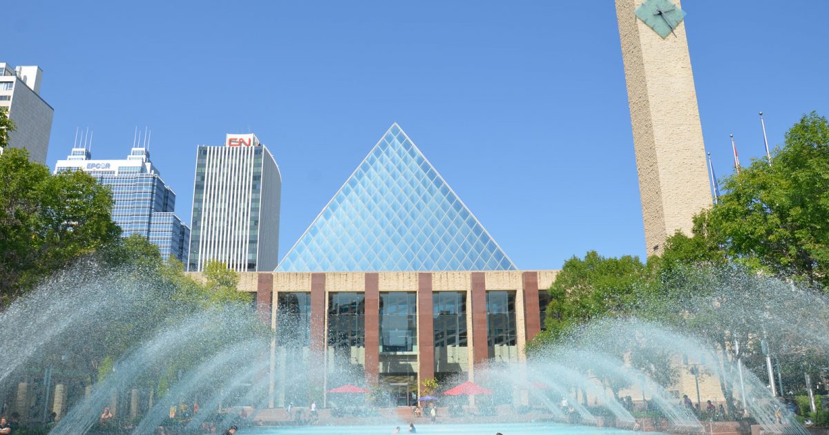 City Hall Churchill Square Explore Edmonton