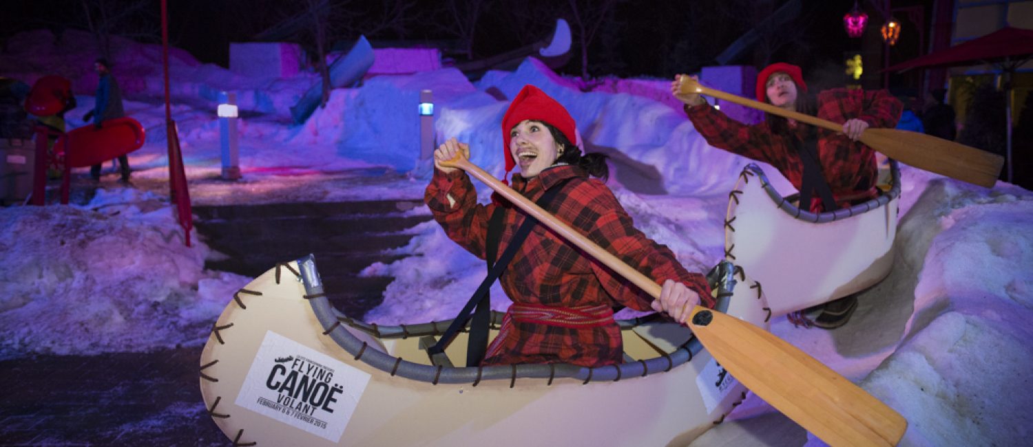 Flying Canoë Volant Explore Edmonton