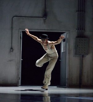 actor on stage at the citadel theatre