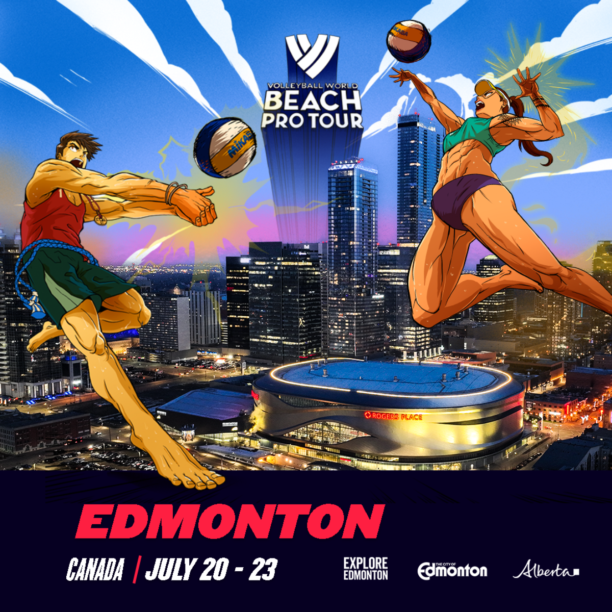 Volleyball World Beach Pro Tour Explore Edmonton