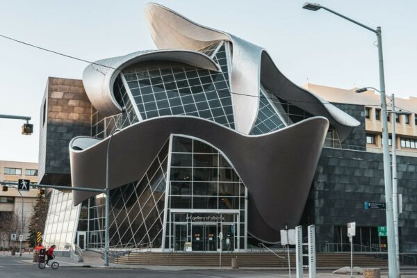 Exterior of the Art Gallery of Alberta in downtown Edmonton.