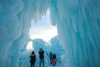 Edmonton Ice Castles Family Admiring Ice 2018