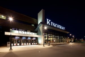 Exterior of Kingsway Mall, a shopping mall in Edmonton.